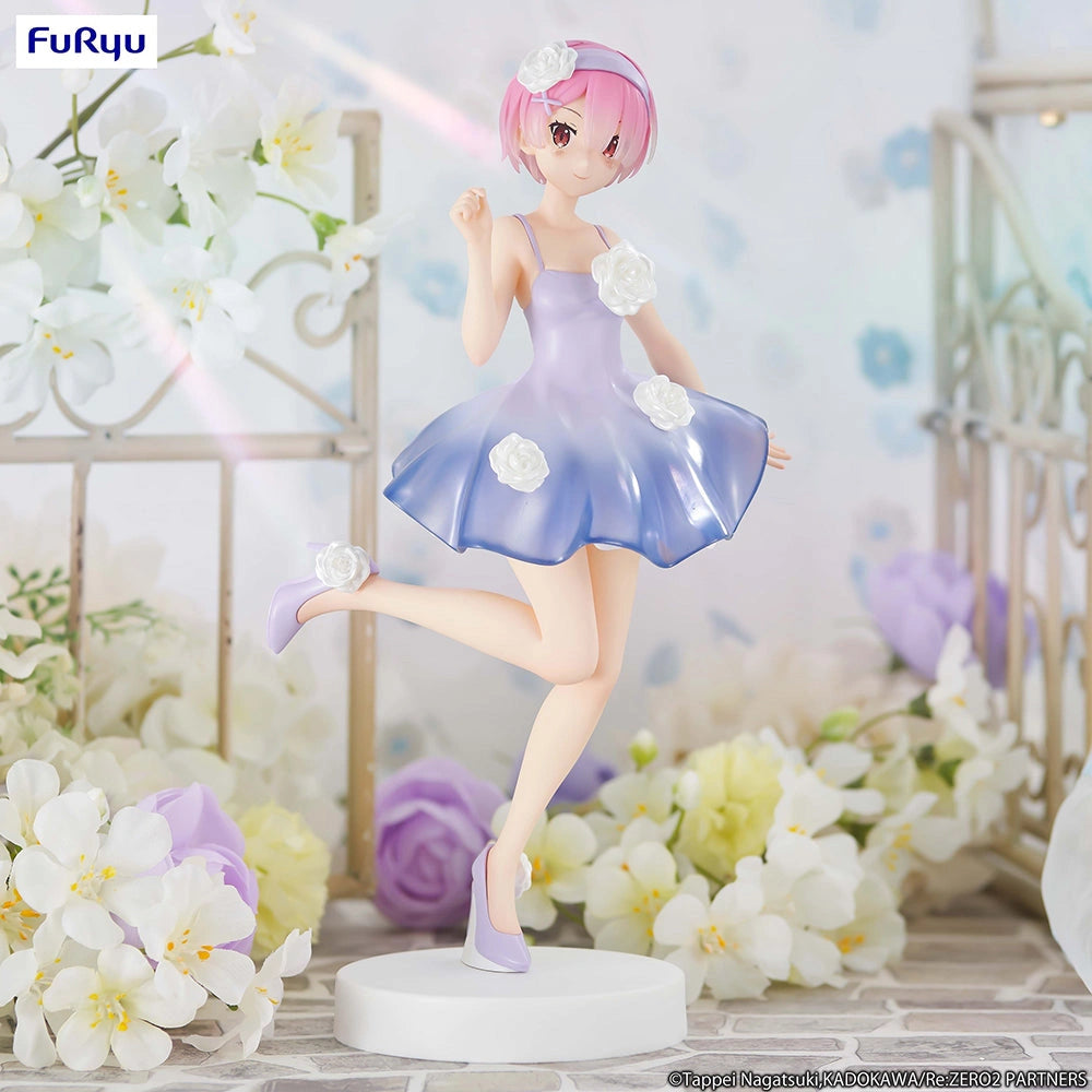 Nekotwo [Pre-order] Re:ZERO Starting Life in Another World - Ram(Flower Dress Ver.) Trio-Try-iT Prize Figure FuRyu Corporation