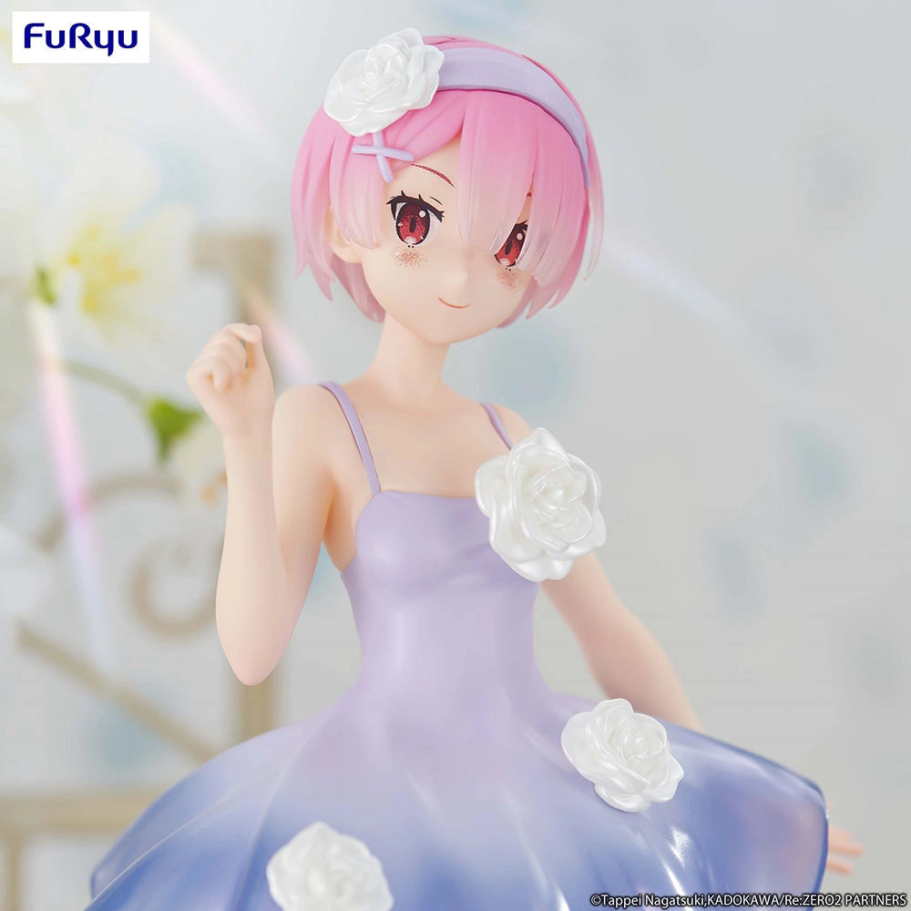 Nekotwo [Pre-order] Re:ZERO Starting Life in Another World - Ram(Flower Dress Ver.) Trio-Try-iT Prize Figure FuRyu Corporation