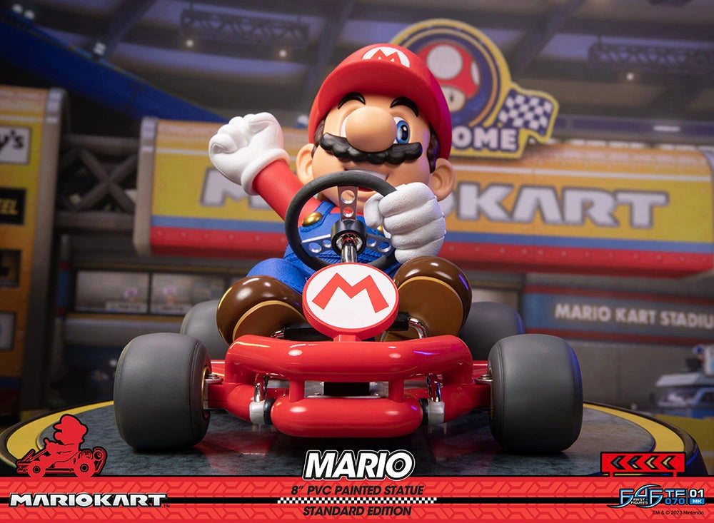  First 4 Figures Mario Kart: Mario Statue : Toys & Games