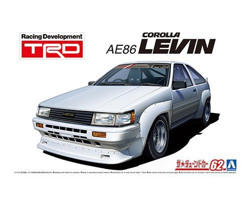 Nekotwo [Pre-order] Aoshima - TOYOTA TRD AE86 COROLLA LEVIN '83 1/24 Scale Plastic Model Kits