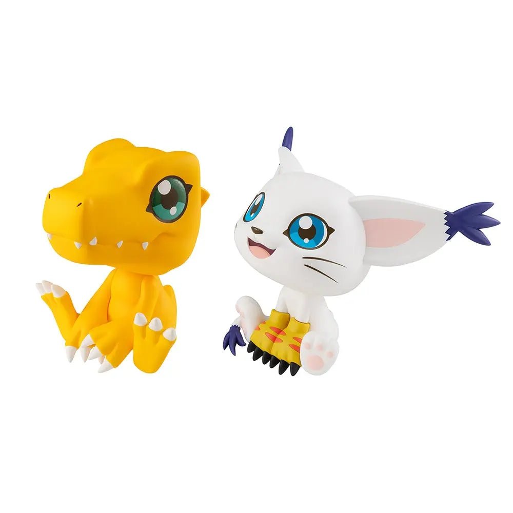 Nekotwo [Pre-order] Digimon Adventure - Lookup Digimon Adventure Agumon & Tailmon set (with gift) Mini Figure Megahouse