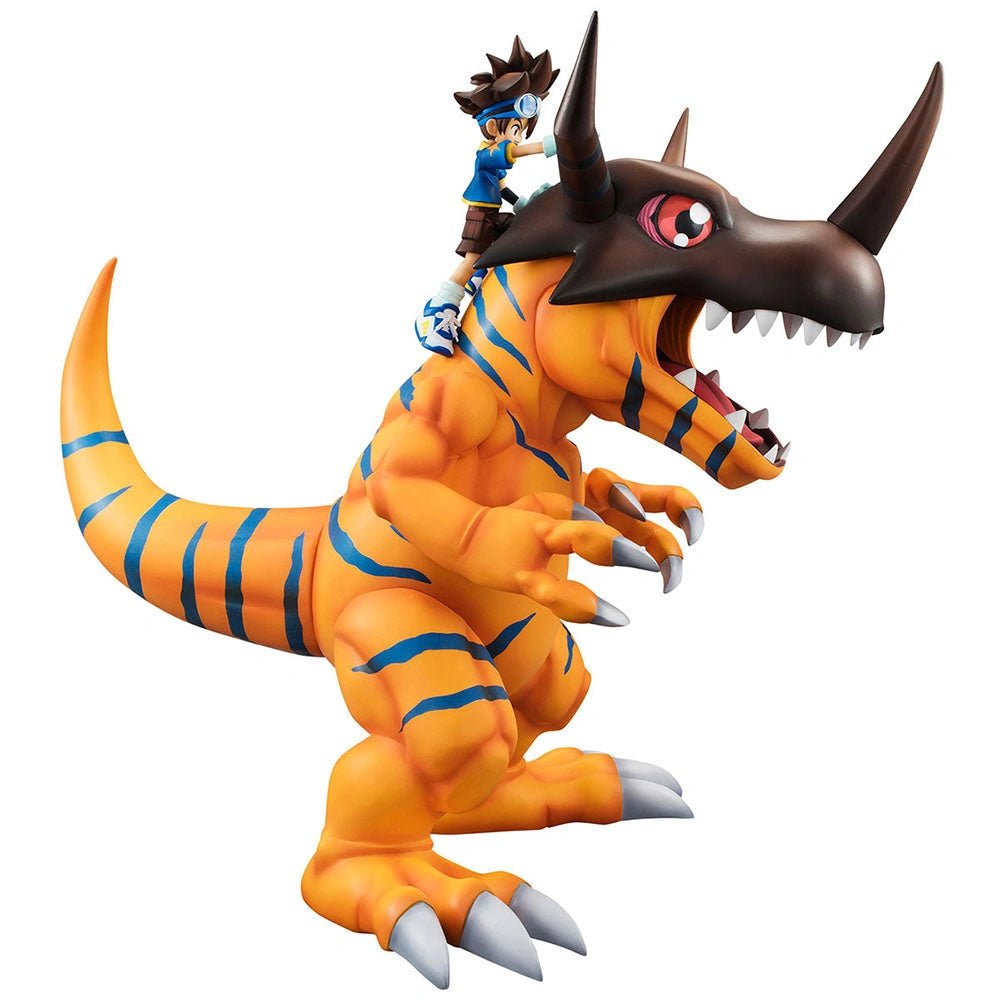 Nekotwo [Pre-order] GEM Series: Digimon Adventure - Greymon & Taichi Yagami (repeat) Non-Scale Figure Megahouse