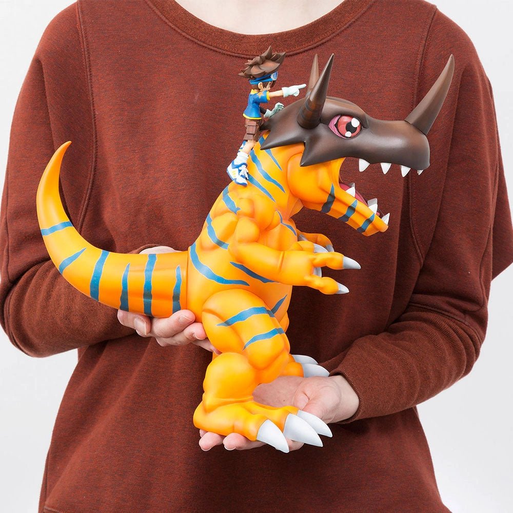 Nekotwo [Pre-order] GEM Series: Digimon Adventure - Greymon & Taichi Yagami (repeat) Non-Scale Figure Megahouse