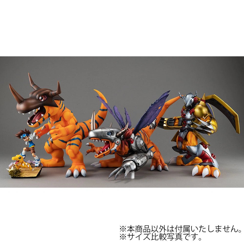 Nekotwo [Pre-order] GEM Series: Digimon Adventure - Greymon & Taichi Yagami (repeat) Non-Scale Figure Megahouse