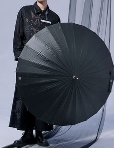 Nekotwo [Pre-order] Genshin Impact - Themes of Xiao Long Handle Umbrella Black miHoYo