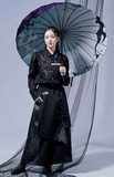Nekotwo [Pre-order] Genshin Impact - Themes of Xiao Long Handle Umbrella Black miHoYo
