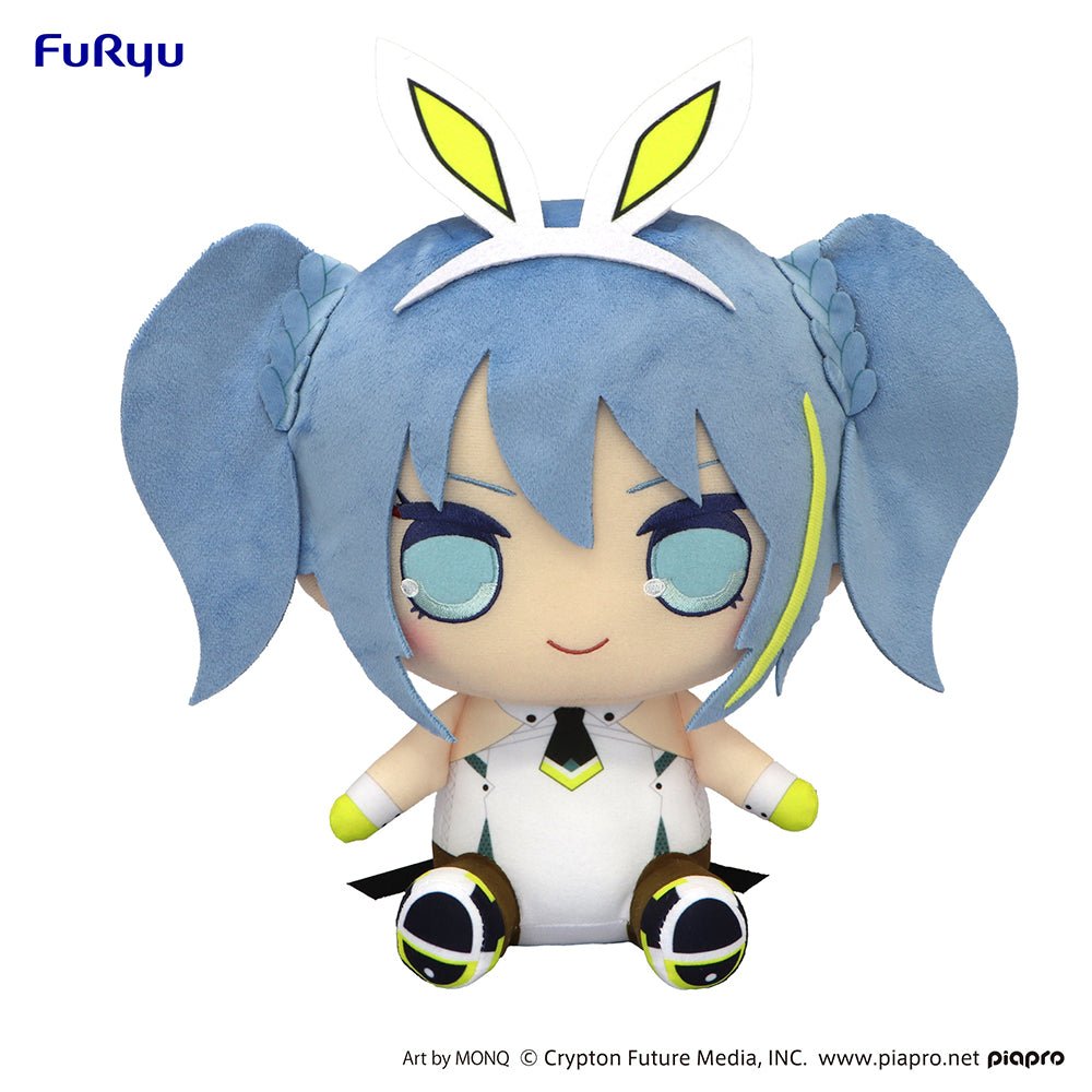 Nekotwo [Pre-order] Hatsune Miku - Sporty Rabbit KYURUMARU Big Plush Toy FuRyu Corporation