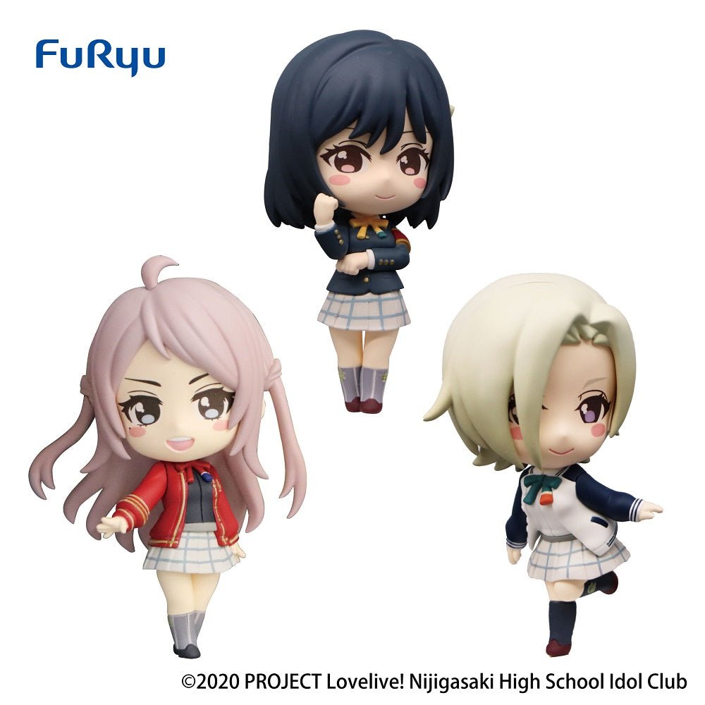 Nekotwo [Pre-order] Love Live! Nijigasaki High School Idol Club - Chobirume Season (1 Set of 3 Figures) Mini Figure FuRyu Corporation