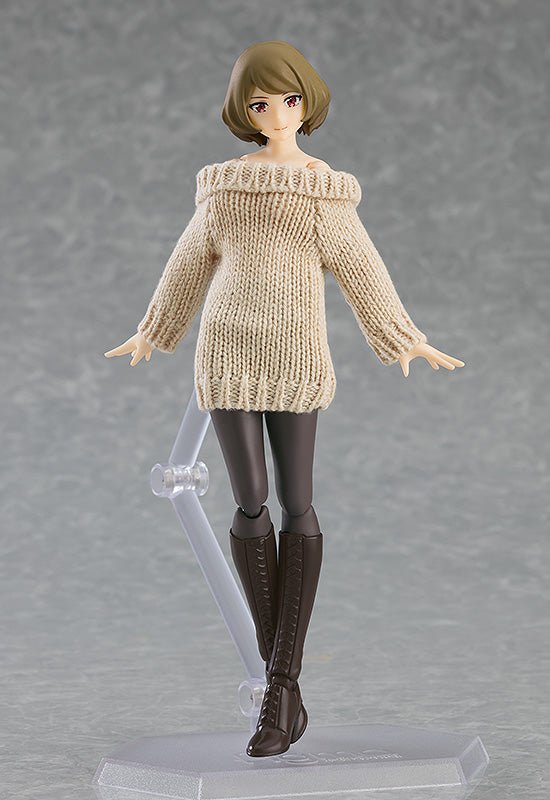 Nekotwo [Pre-order] Original Character - Chiaki with Off the Shoulder Sweater Dress Figma Max Factory