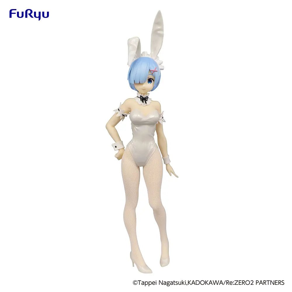 Nekotwo [Pre-order] Re:Zero Starting Life In Another World - BiCute Bunnies Figure Rem White (Pearl Color ver.) Prize Figure FuRyu Corporation