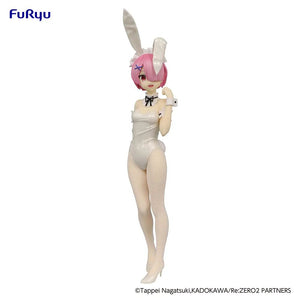 Nekotwo [Pre-order] Re:Zero Starting Life In Another World - BiCute Bunnies Ram (White Pearl Color ver.) Prize Figure FuRyu Corporation