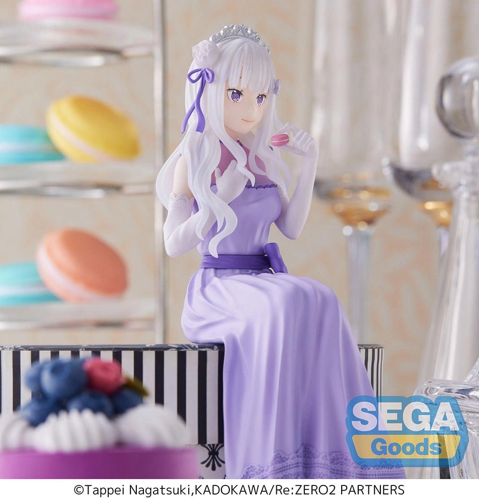 Nekotwo [Pre-order] Re:ZERO Starting Life in Another World - Lost in Memories PM Perching Figure Emilia Dressed Up Party Prize Figure SEGA