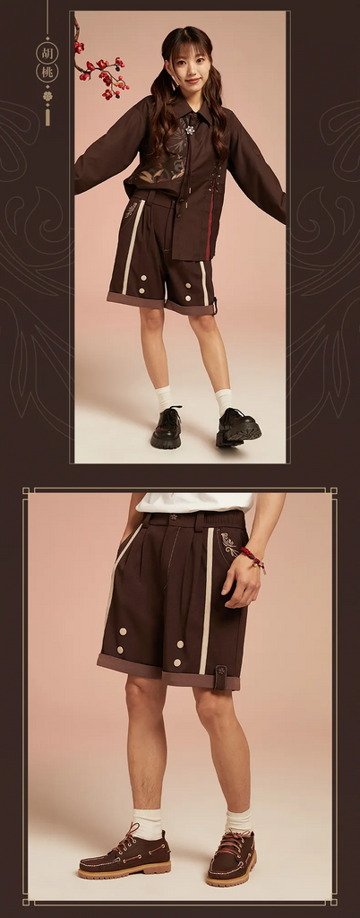 Nekotwo [Pre-order] Genshin Impact - Hu Tao Impression Series: Shirt & Shorts miHoYo